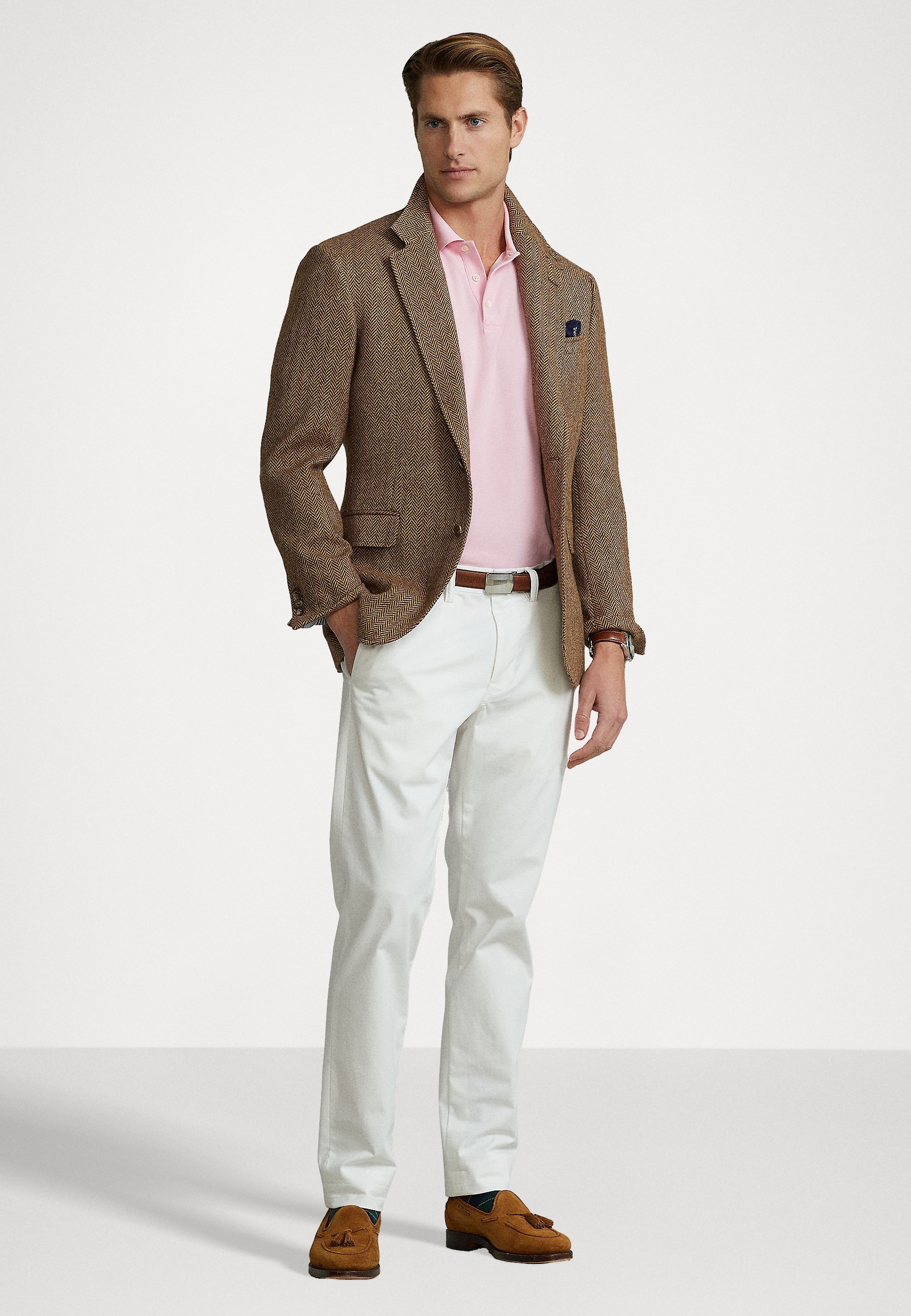 Polo Ralph Lauren MANICA CORTA - Polo rosa caramello