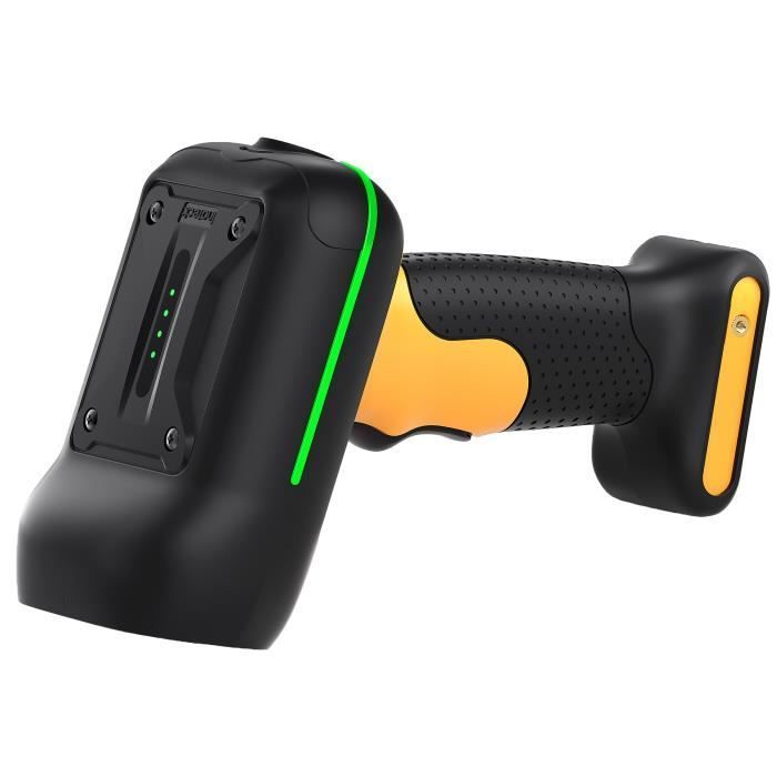 Inateck 1D Scanner de Codes-Barres Industriel Bluetooth sans Fil avec IP67 étanche à l'eau et à la poussière, avec APP et SDK