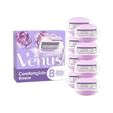 Gillette Venus Comfortglide Breeze -terien vaihtoterät, 8 kpl.