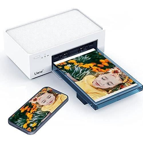 Stampante fotografica Wi-Fi Liene - 20 fogli di carta 10x15 cm - Alta qualità, portatile