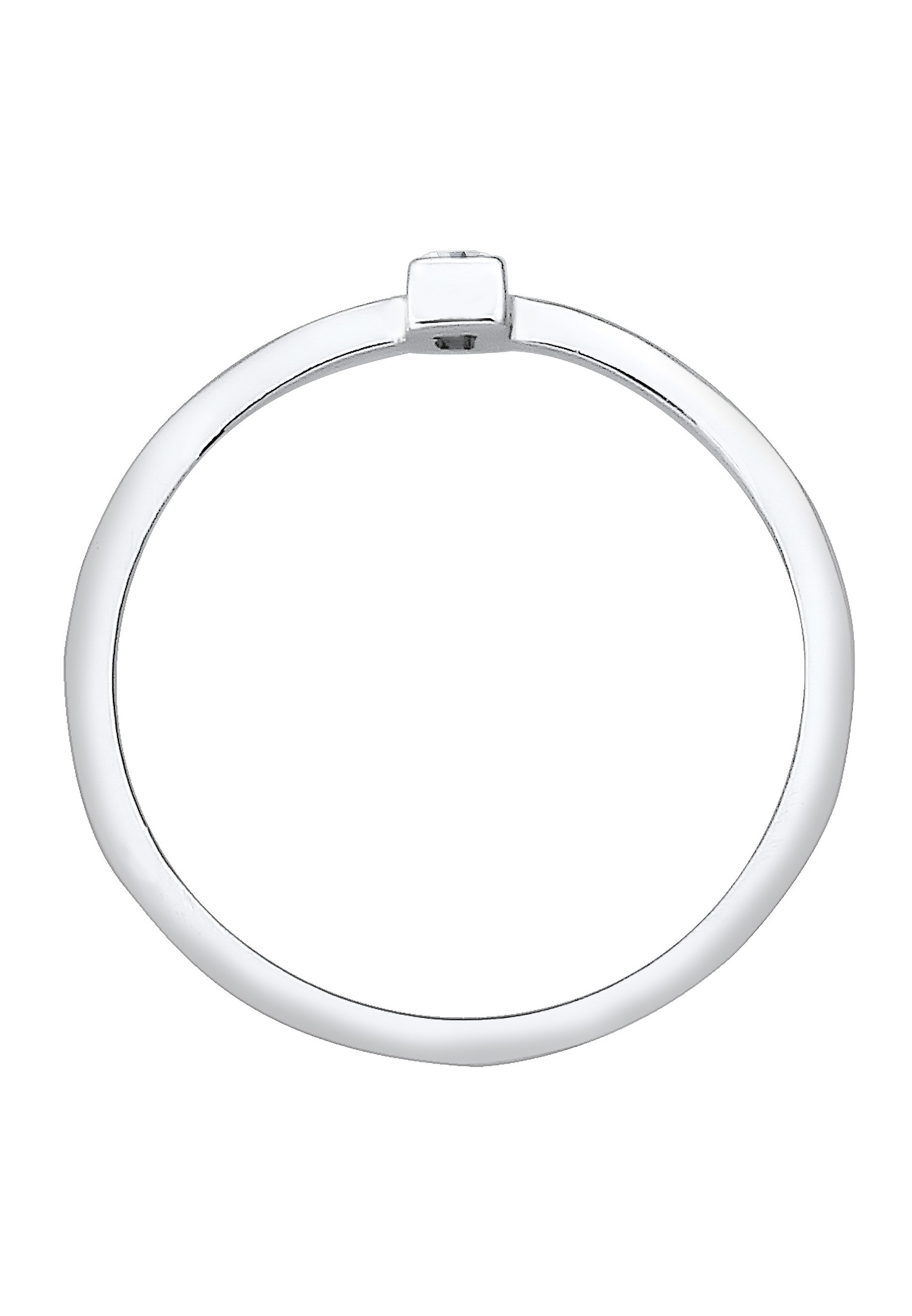 Elli PREMIUM dames avec pierre Geo Topaz Vintage en argent sterling 925