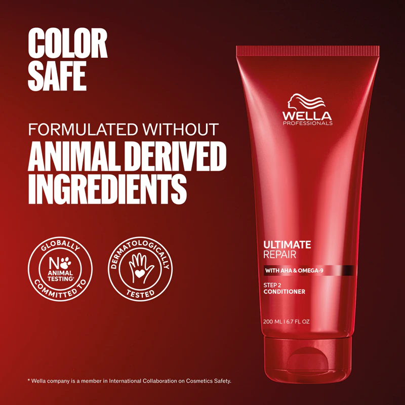 condicionador hidratante Wella Professionals Ultimate Repair é ideal para cabelos danificados e com coloração.