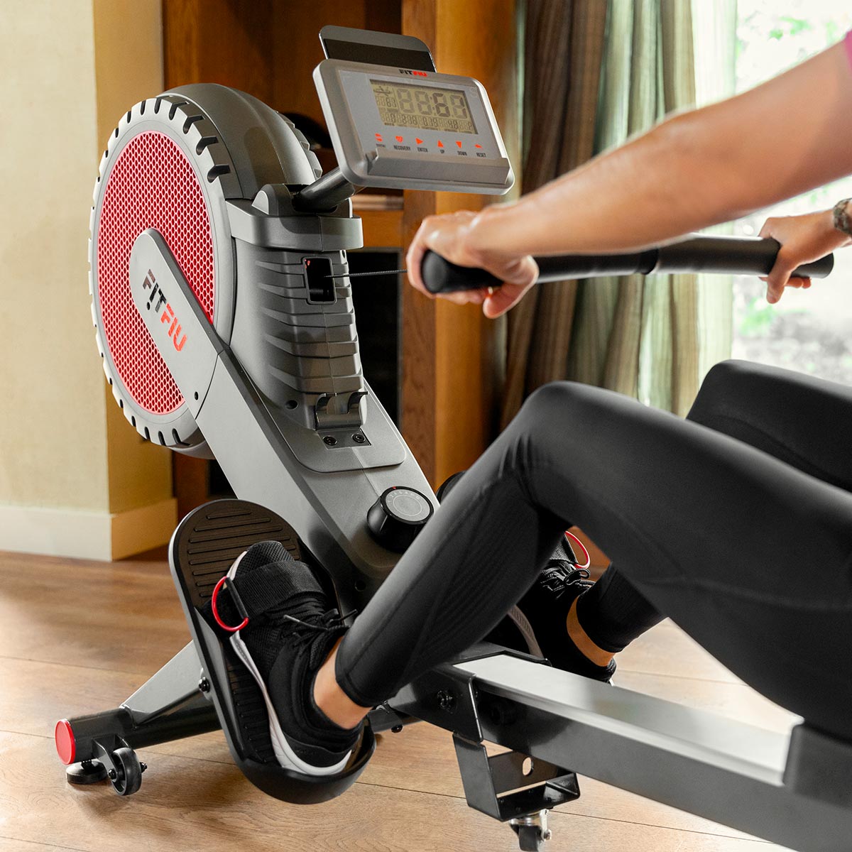 Máquina De Remo Fitfiu Plegable Aire 12