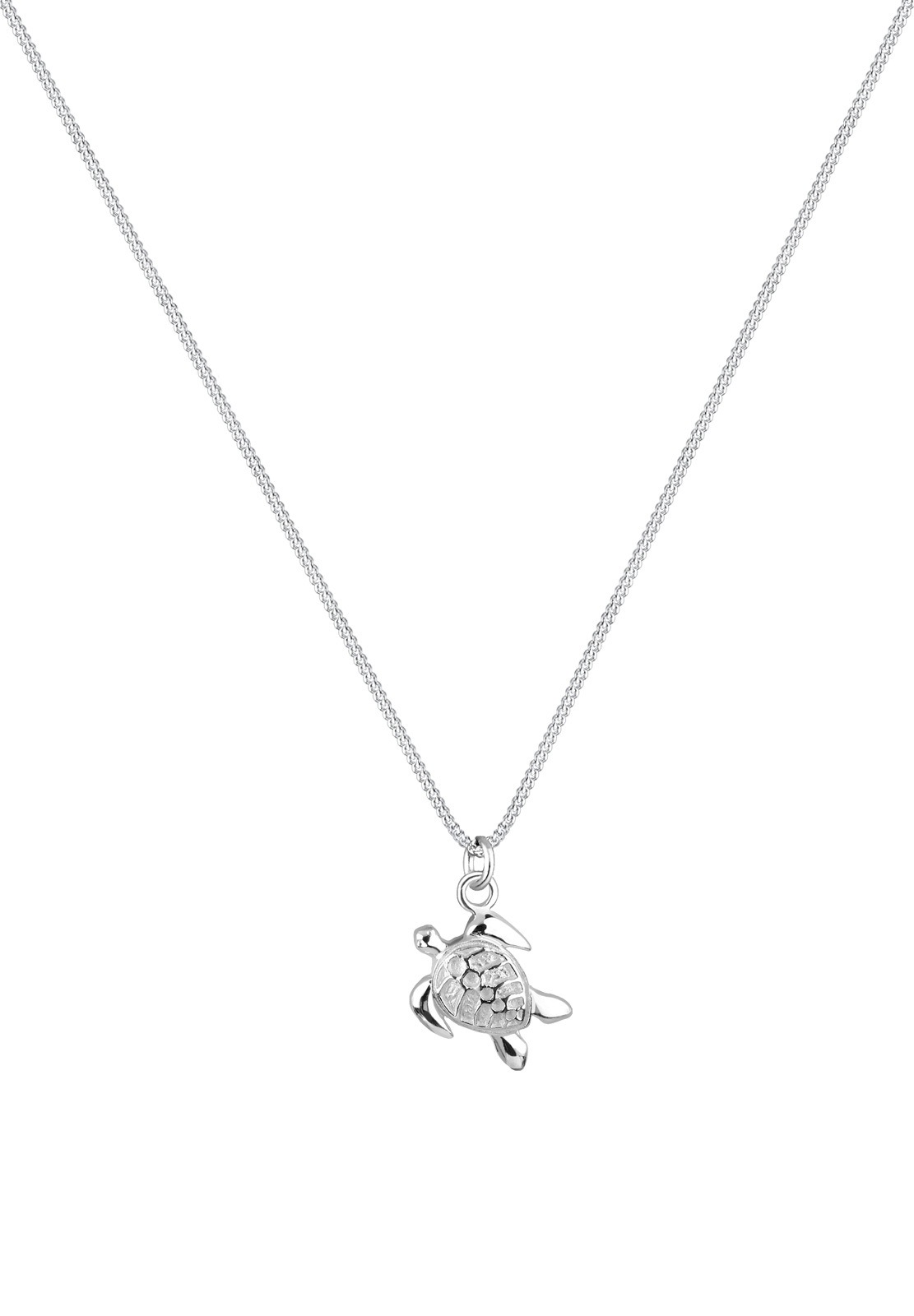 Elli Femmes Char Tortue Pendentif Soleil en Argent Sterling 925