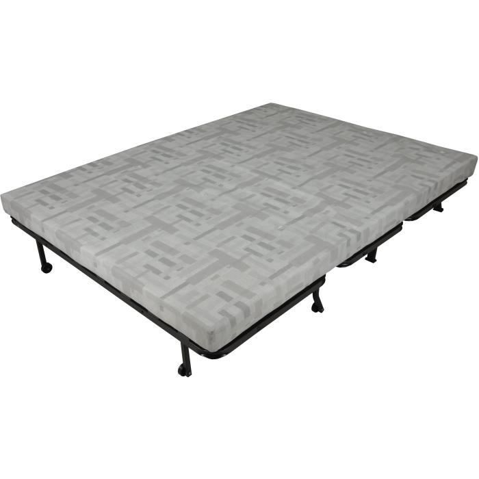 Sofá-cama JOE BZ de 2 lugares - Tecido terracota - Fabricado na França