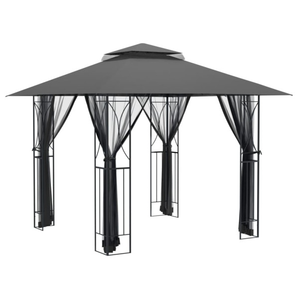 Altana Antracyt 300 x 300 x 270 cm Stal vidaXL