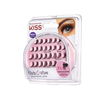 Kiss Haute Couture Trio Lashes -ripset, ylelliset ripset, 1 kpl, 1 kpl
