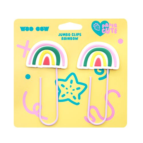 Jumbo Clips Rainbow oznake za knjige Papirnica
