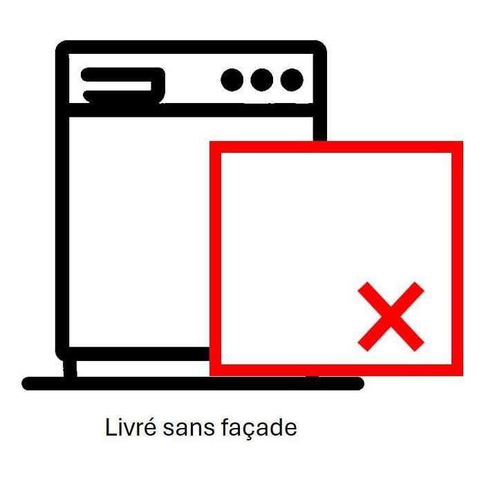 Lave-vaisselle tout encastrable BOSCH SBH4HVX14E SER4 - 14 couverts - L60 cm XXL (grande hauteur) - 46 dB - Porte à glissières