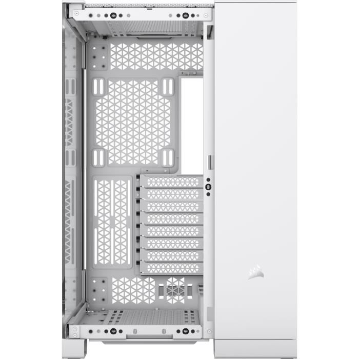 Case per PC - CORSAIR - 6500X Mid-Tower Dual Chamber con pannello in vetro temperato - Bianco