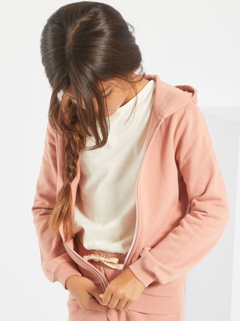 Jas met capuchon - Roze