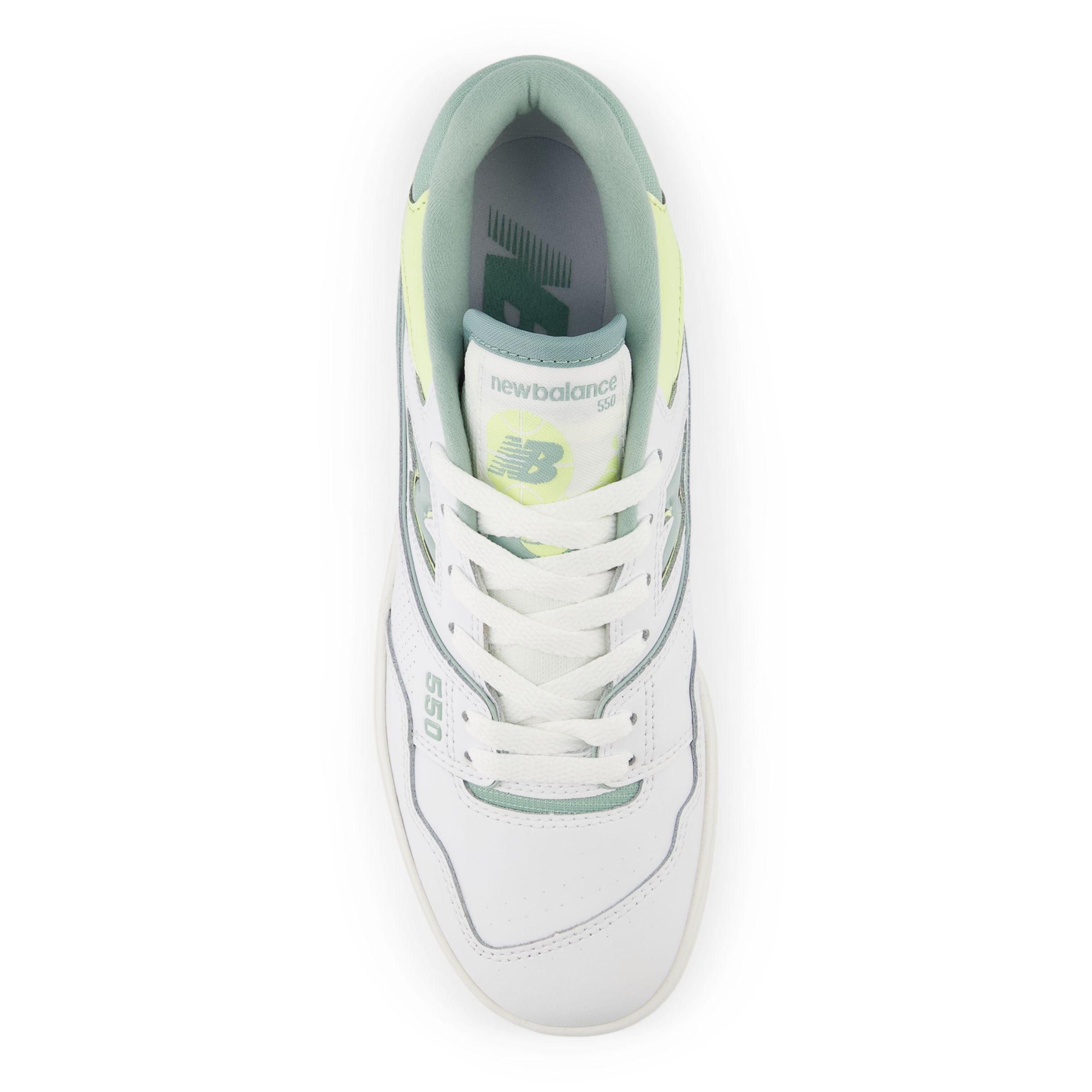 550 White con Salt Marsh e Limelight