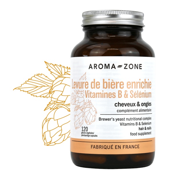 Levure de bière enrichie 120 gélules - Complément alimentaire