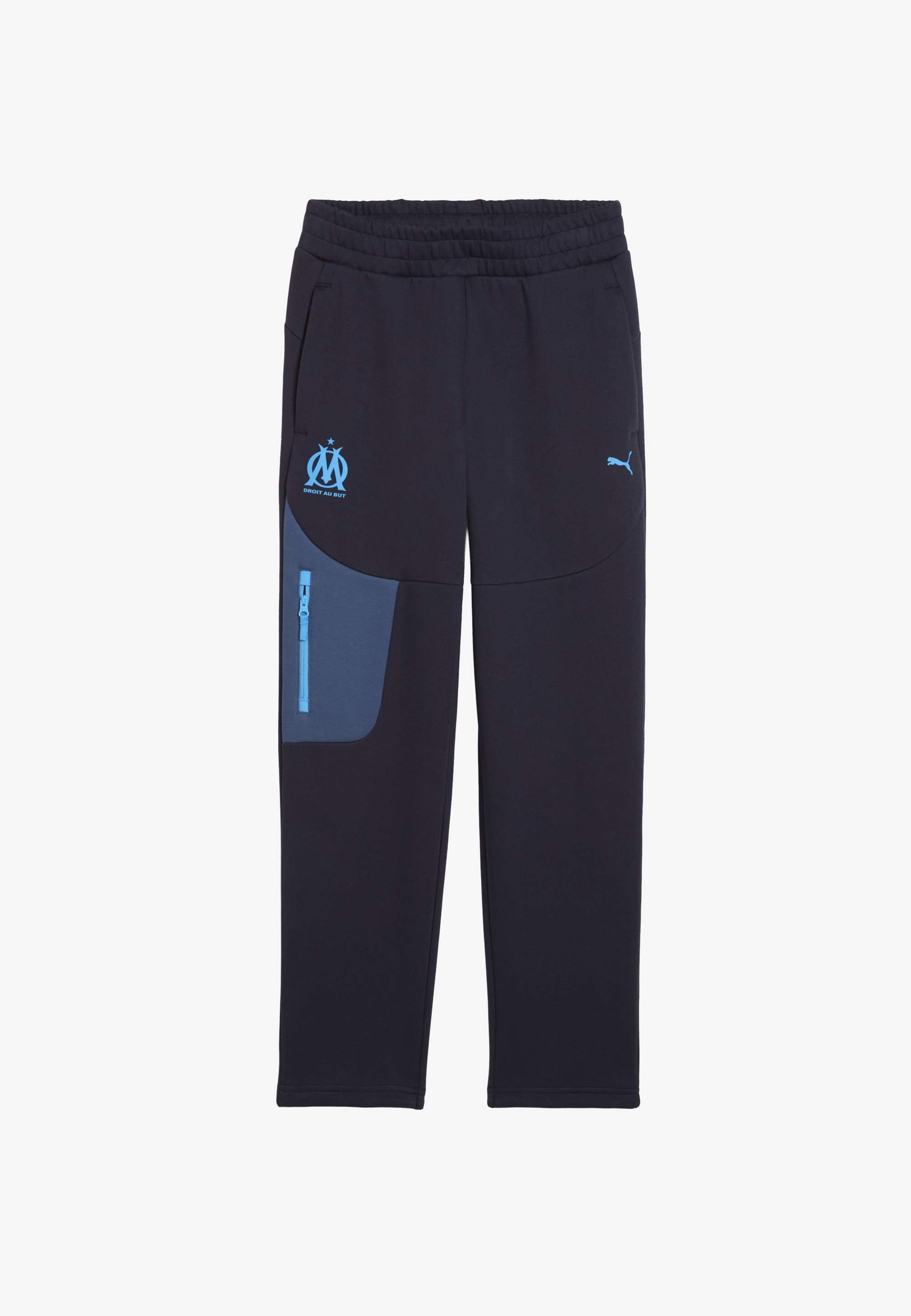 Puma OLYMPIQUE DE MARSEILLE  - Tracksuit bottoms - new navy bleu azur