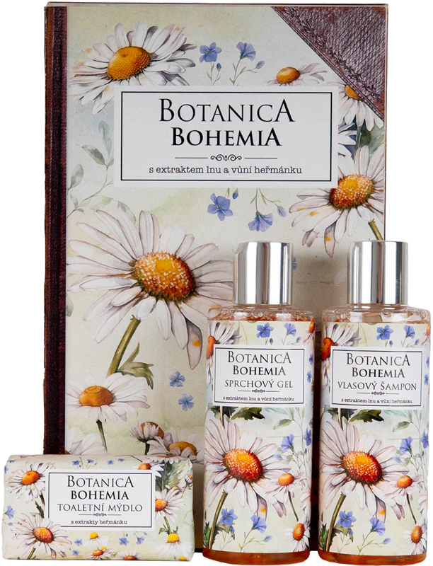 Conjunto de Presente de Camomila Botanica da Bohemia Gifts & Cosmetics