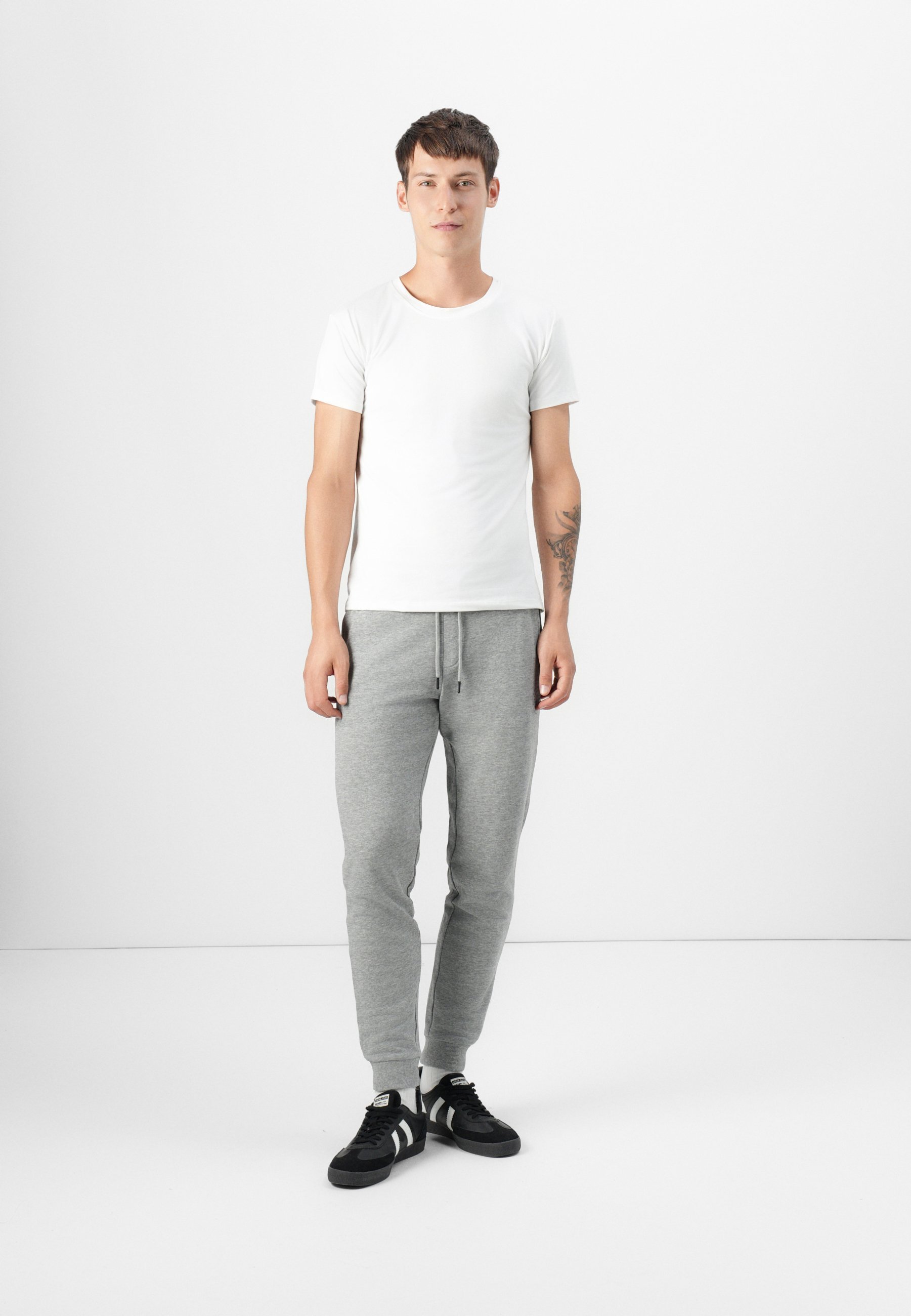 Jack & Jones JJIGORDON JJSHARK - Bas de survêtement - gris clair chiné