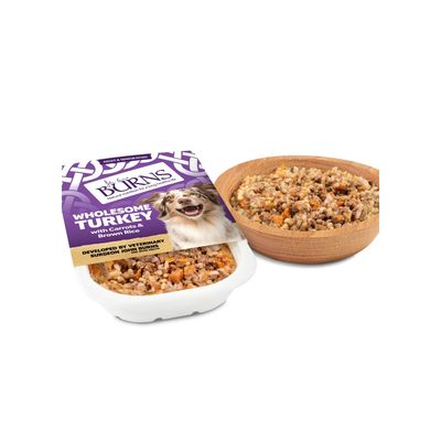 Burns Wholesome Turkey z marchewką i brązowym ryżem