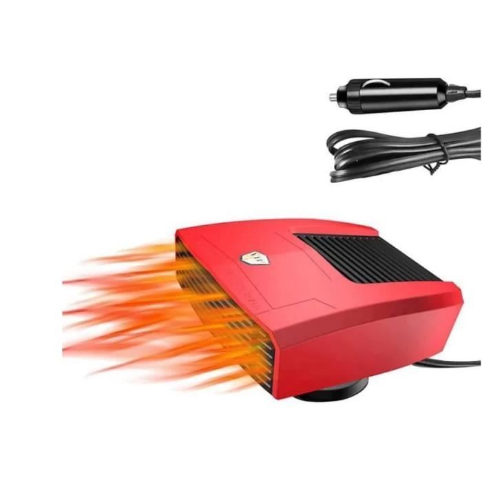 Calefactor portátil para coche - Sin especificar - 12V-24V - Refrigeración y calefacción - Compacto y giratorio