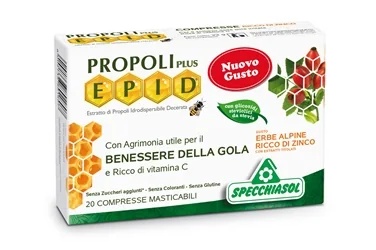SPECCHIASOL Specchiasol Epid Tabletten met Zink 20 tabletten Voedingssupplement voor de nek