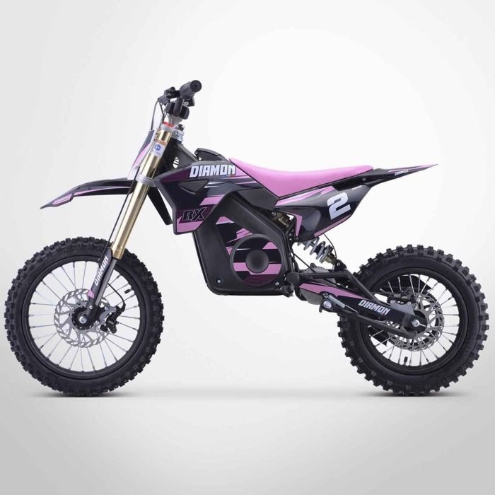 Kinder-Elektromotorrad 2000W / ORION 2000W Motocross-Bike / 14/12 / Pink