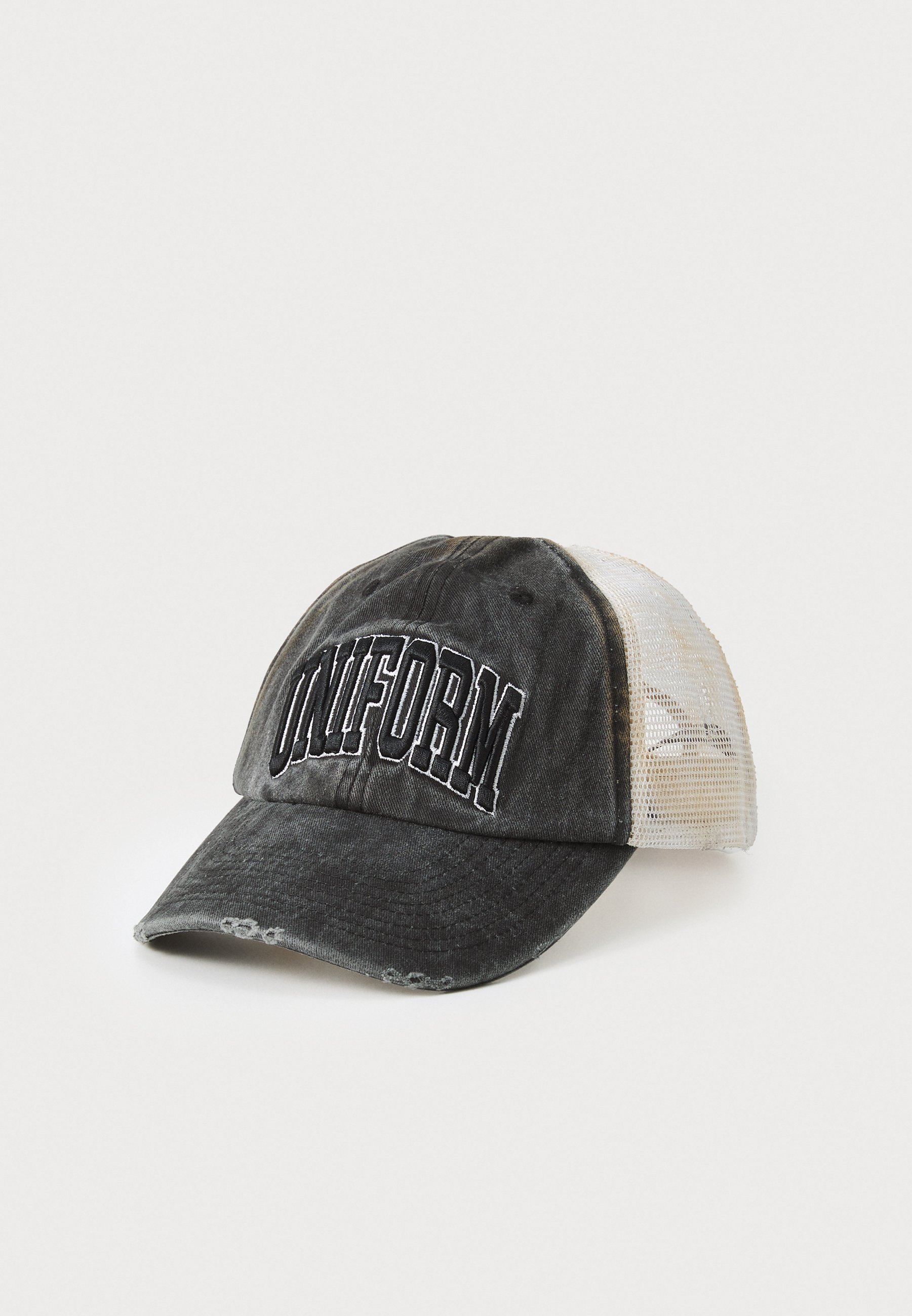 032c LUCKY STRIKE UNISSEX - Boné - preto lavado/branco sujo