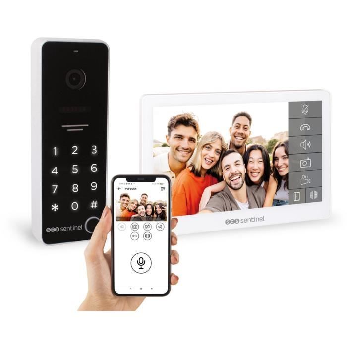 Vernetzte Video-Gegensprechanlage mit Tastatur – SCS SENTINEL – CodeVisio Wi-Fi – 6 Melodien