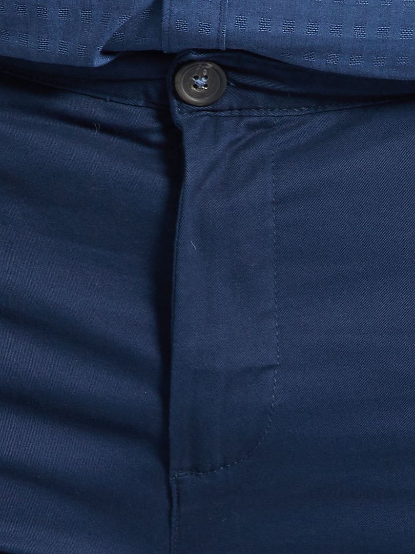 Calça chino slim L30 - azul