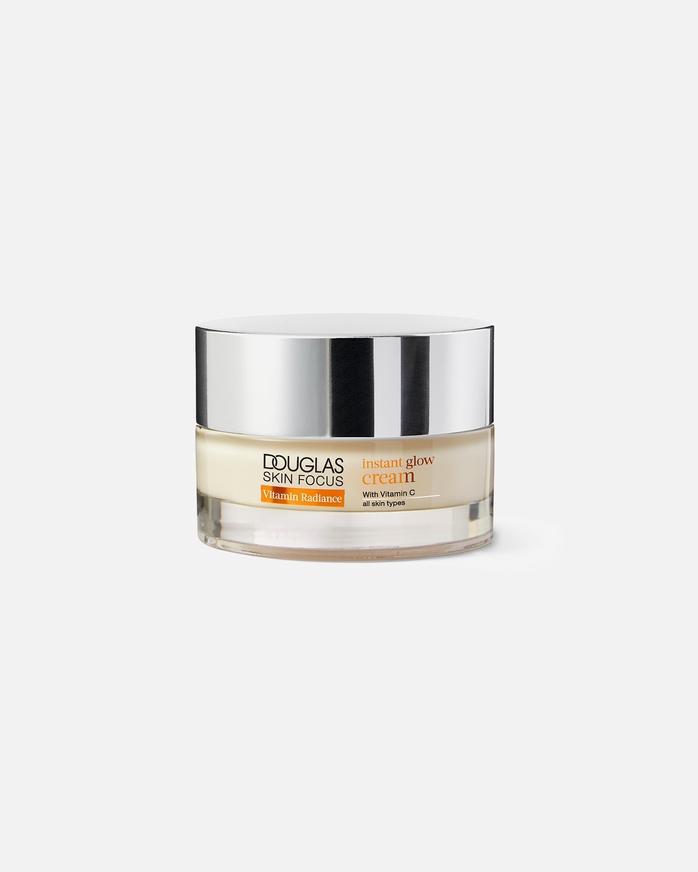„Douglas Collection“ veido kremas „Skin Focus“ vitamino C spindesio suteikiantis momentinis švytėjimo kremas, 50 ml
