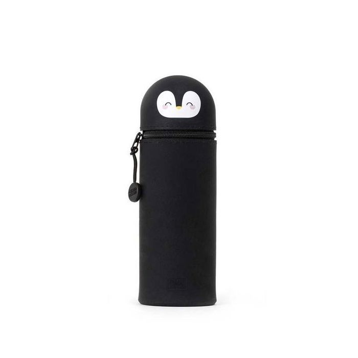 Legami – Astuccio 2 in 1 a forma di pinguino Kawaii, compatto e divertente per la scuola e l'ufficio