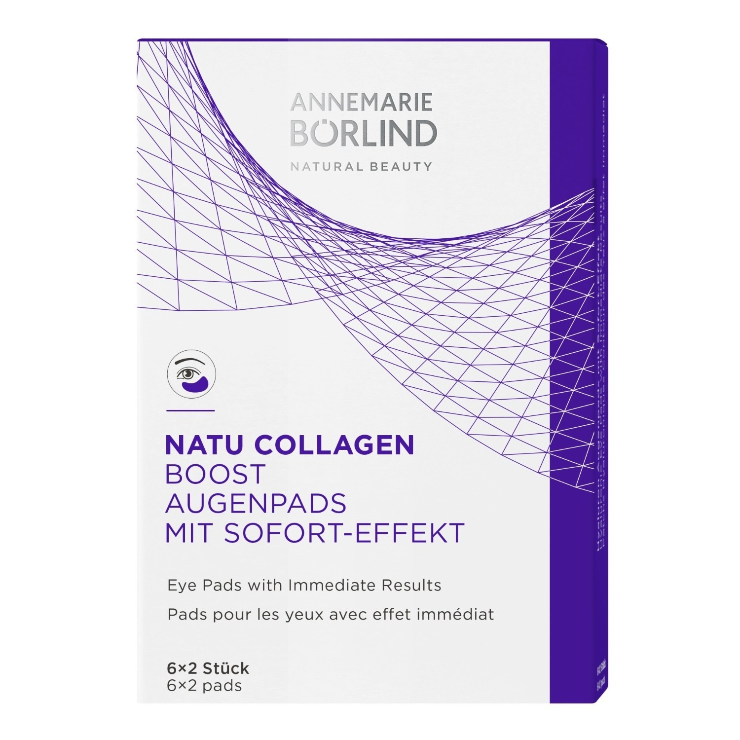 ANNEMARIE BÖRLIND acu plāksteri NATUCOLLAGEN BOOST 6 x 2 gabali - 1 gabals