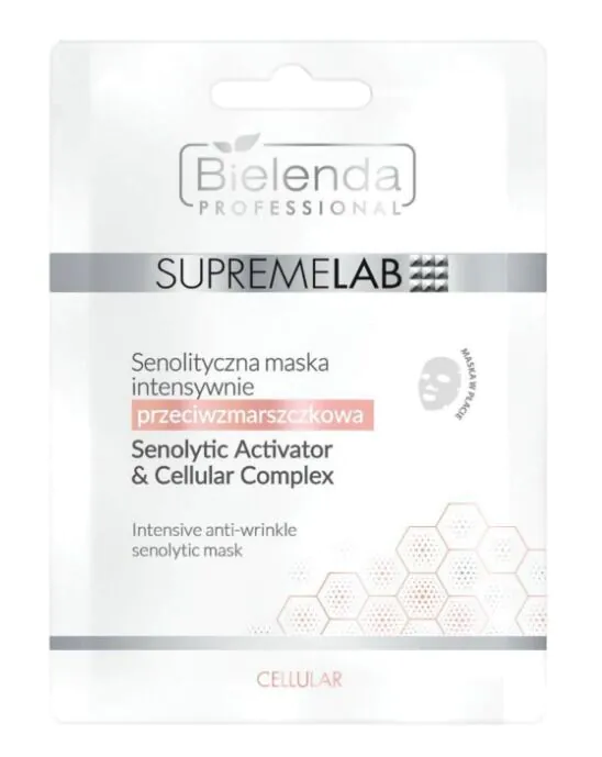 Bielenda Professional Supremelab Cellular Senolityczna maska intensywnie przeciwzmarszczkowa