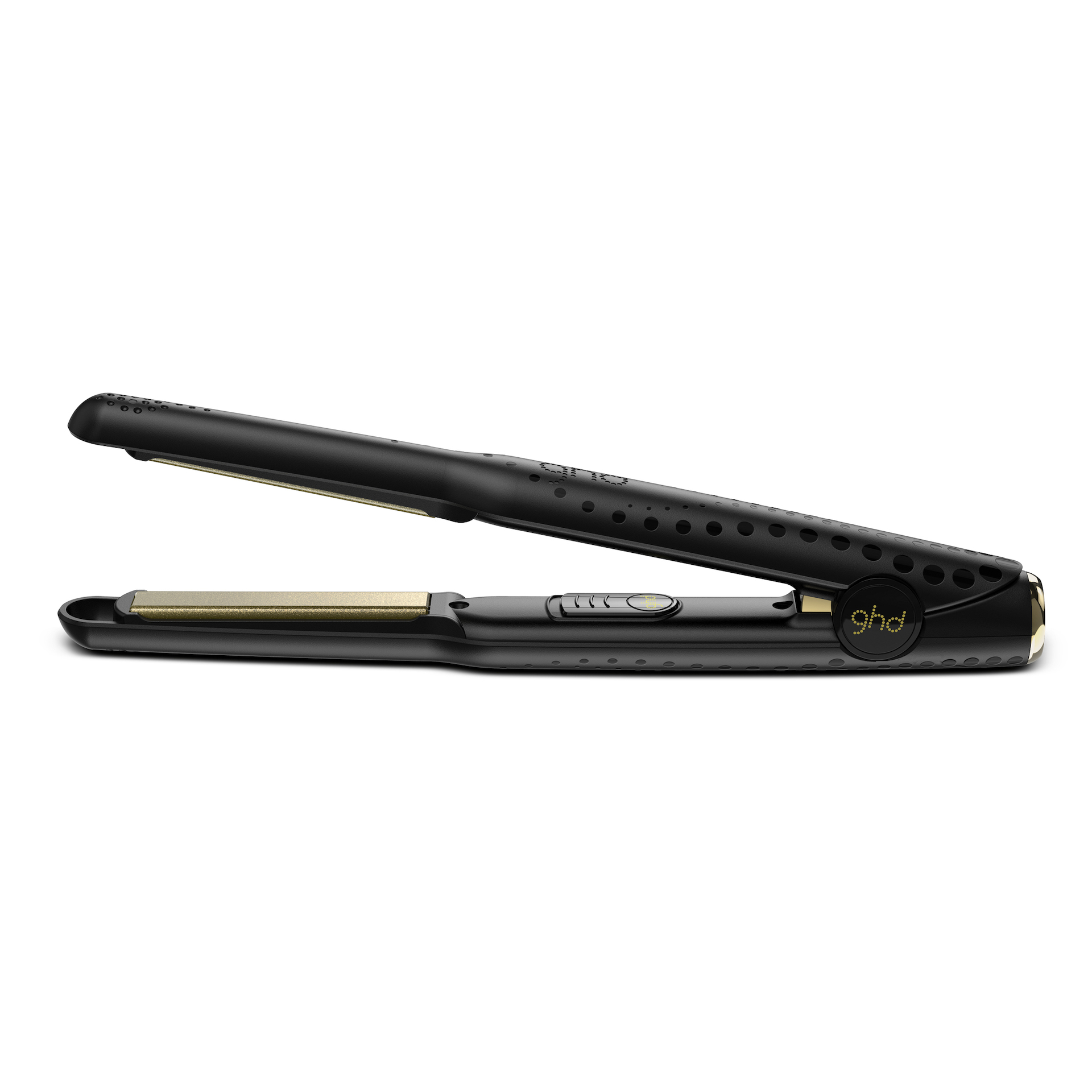 Mini - Placă de îndreptat părul neagră - ghd