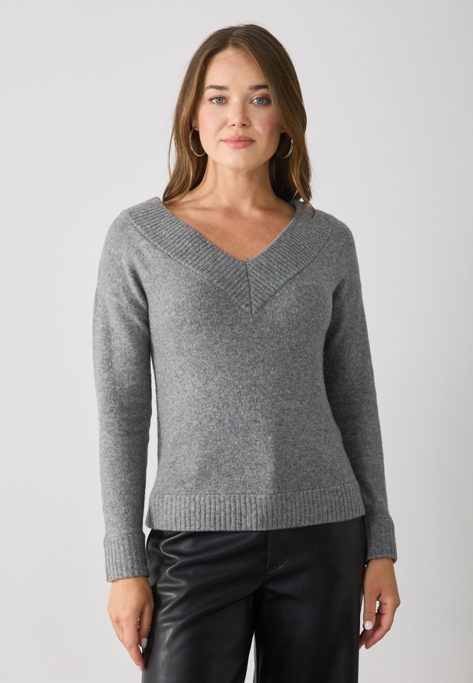 Maglione Anna Field - grigio scuro mélange