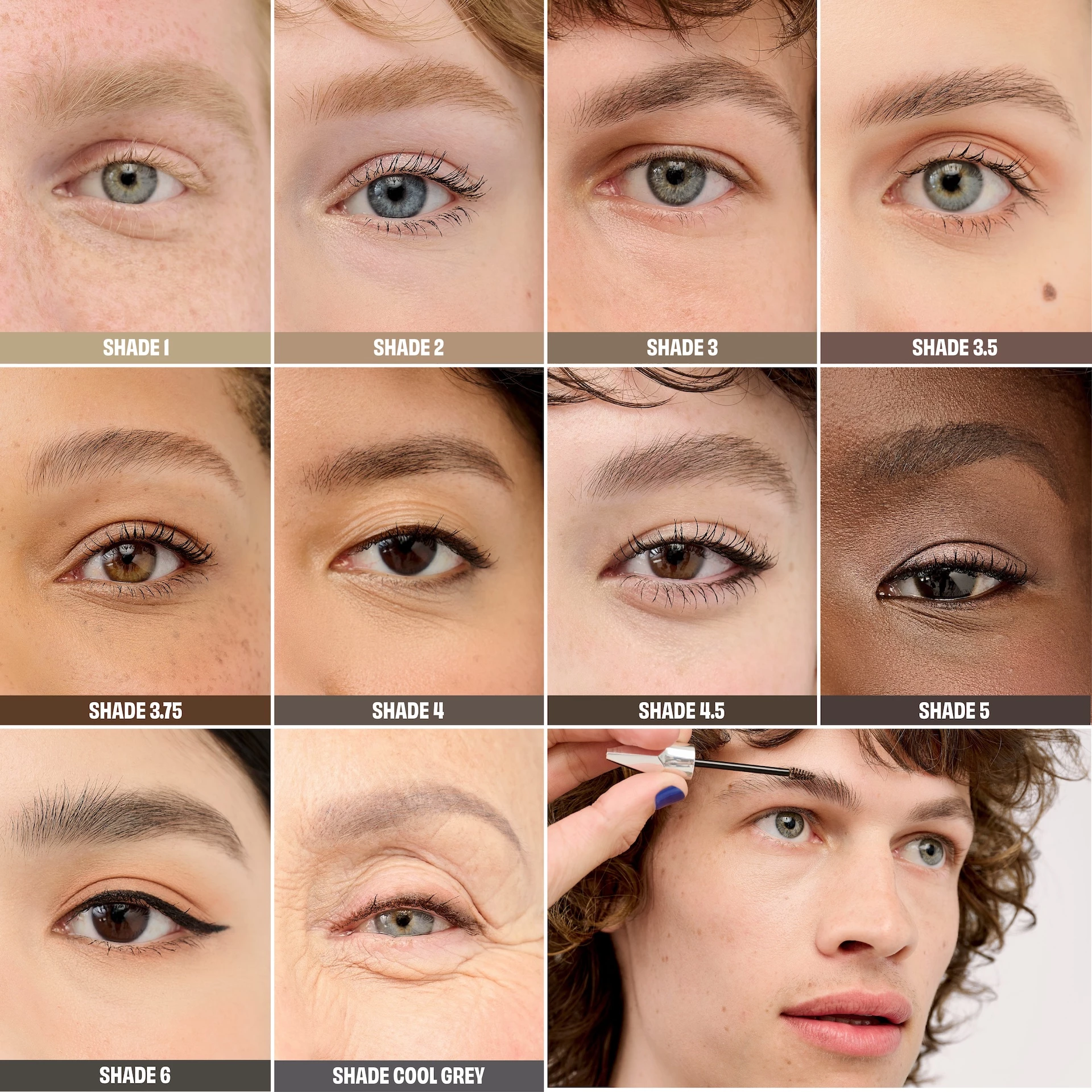 Gel de sprâncene Gimme Brow+ Mini 3 Maro deschis neutru - Benefit
