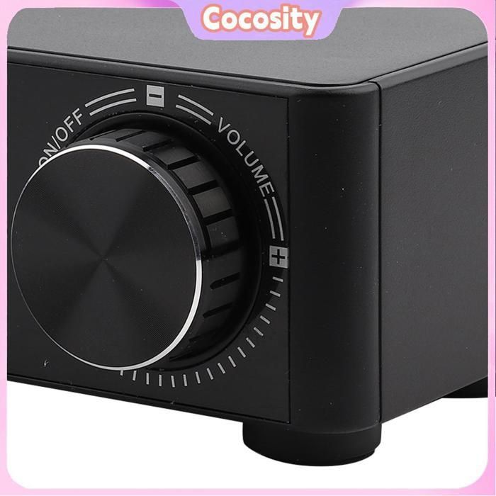 Amplificador digital Cocosity HIFI Bluetooth 5.0, placa amplificadora de audio digital, placa de circuito electrónico, accesorios, negro