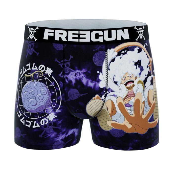 Boxer da ragazzo Freegun ONE PIECE - Viola (confezione da 5)