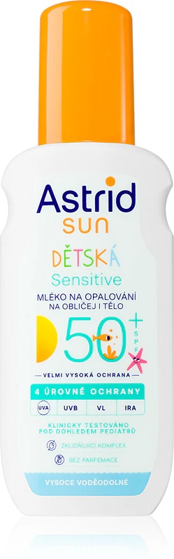 Astrid Sun Sensitive krema za sončenje za otroke ZF 50+