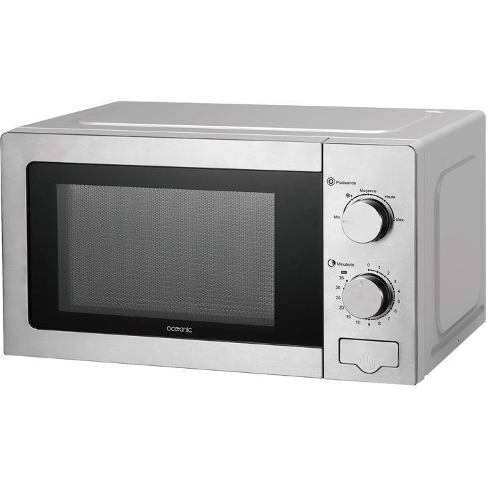 Micro-ondes monfonction OCEANIC MO20S Silver L45x H24 x P32,1 cm 20L