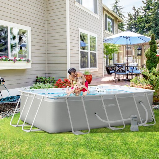 Avtagbar pool Outsunny 848-031v90lg