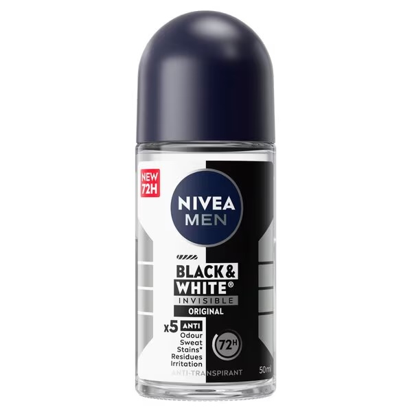 NIVEA Men Black & White Invisible Original antiperspirantni roler<br>50 ml