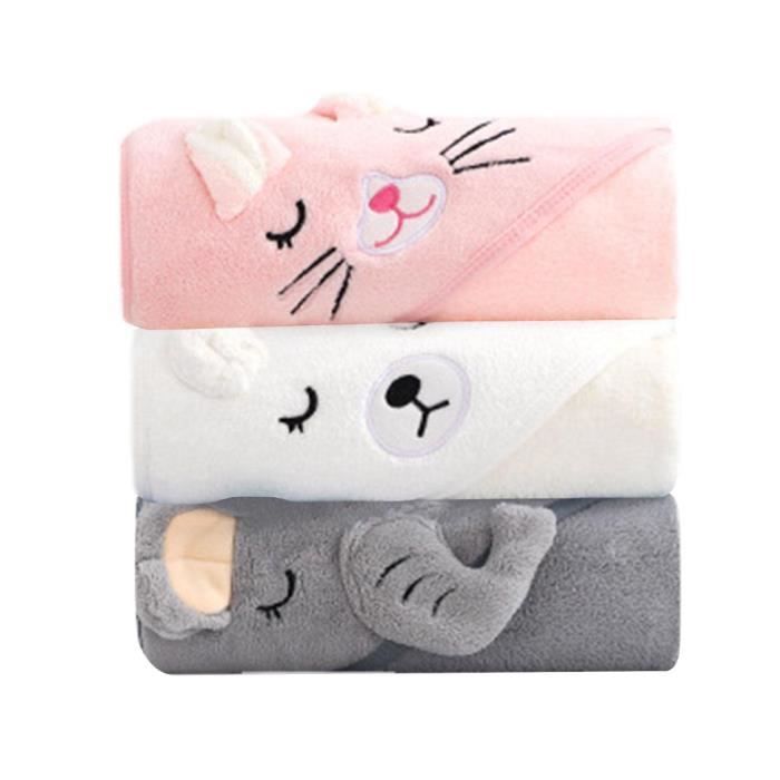 Juego de 3 toallas de baño con capucha para bebé, capa de baño con capucha para bebé, juego de 3 batas de baño para bebé, regalo para recién nacido, hora del baño del bebé