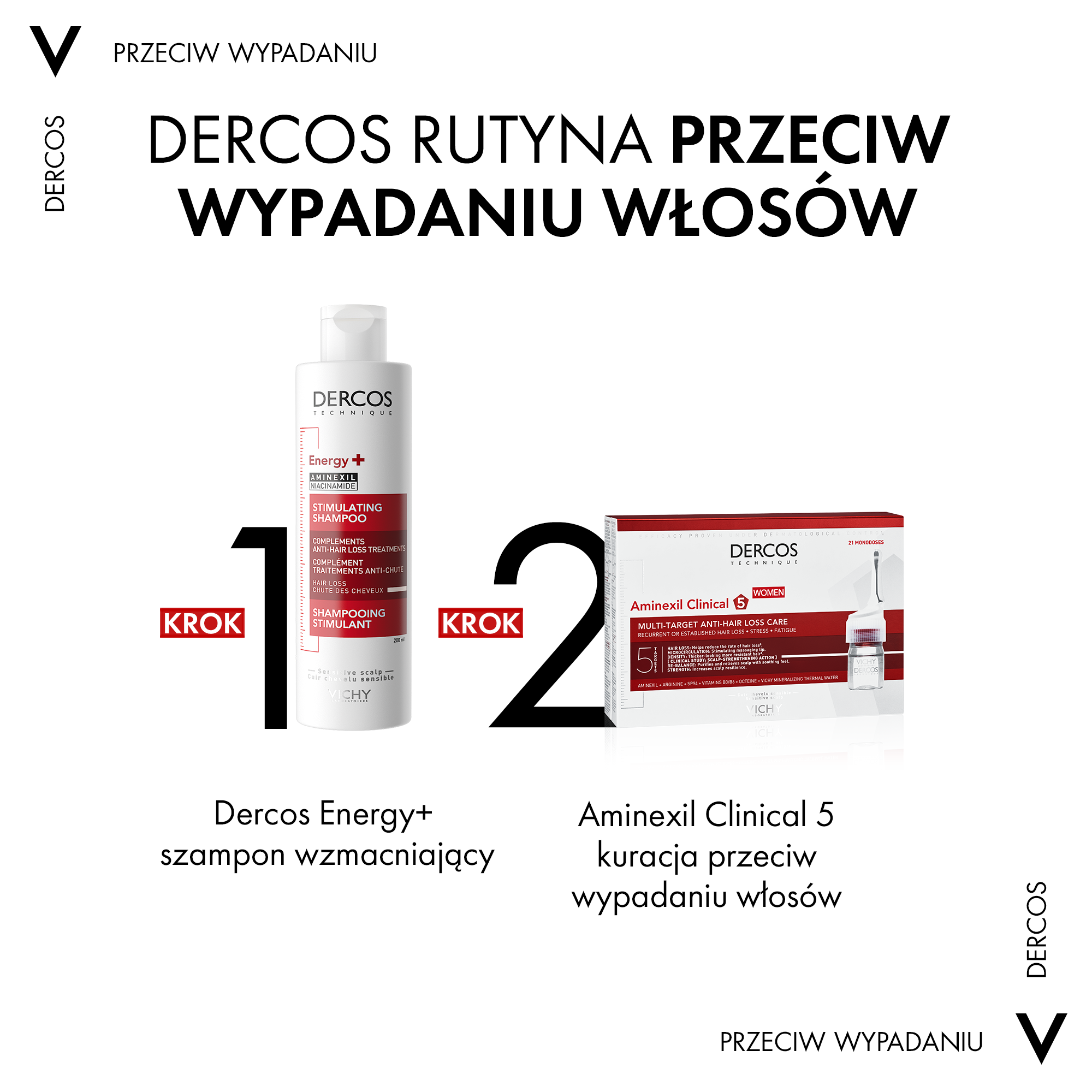 Виши третман против опадања косе са комплексним дејством 6x21ml Dercos Aminexil Clinical