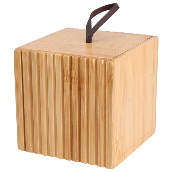 Organizer bambusowy do łazienki 9x9 cm