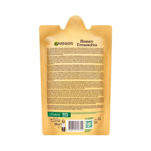 Garnier Ultra Doux Honing Gold Shampoo Refill<br>250ml