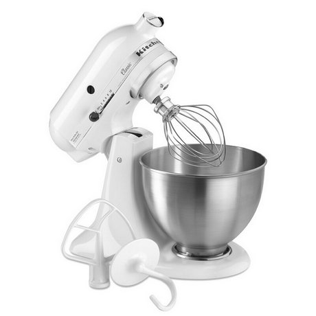 Batedeira KitchenAid Classic Series de 10 velocidades e 4,5 litros.