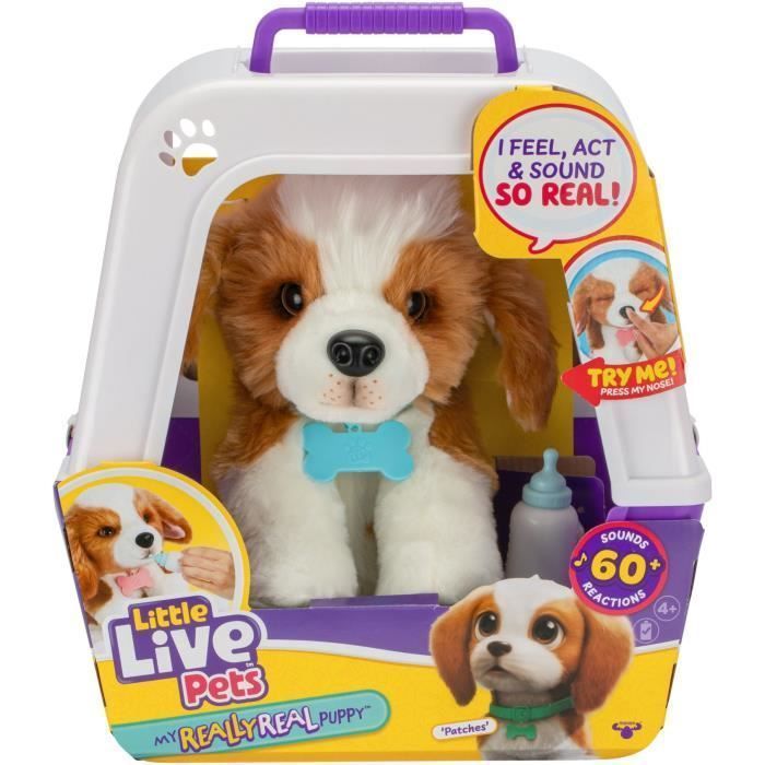 Beagle-pentuni - MOOSE TOYS - TODELLA AITOA - PIKKUJA ELÄVIÄ LEMMIKKEJÄ - Interaktiivinen pentu äänillä ja reaktioilla
