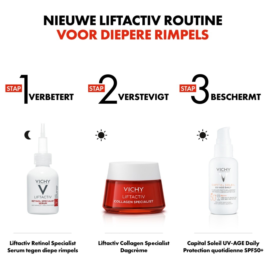 Sérum antiedad Vichy Liftactiv Retinol Specialist para arrugas profundas - 30 ml