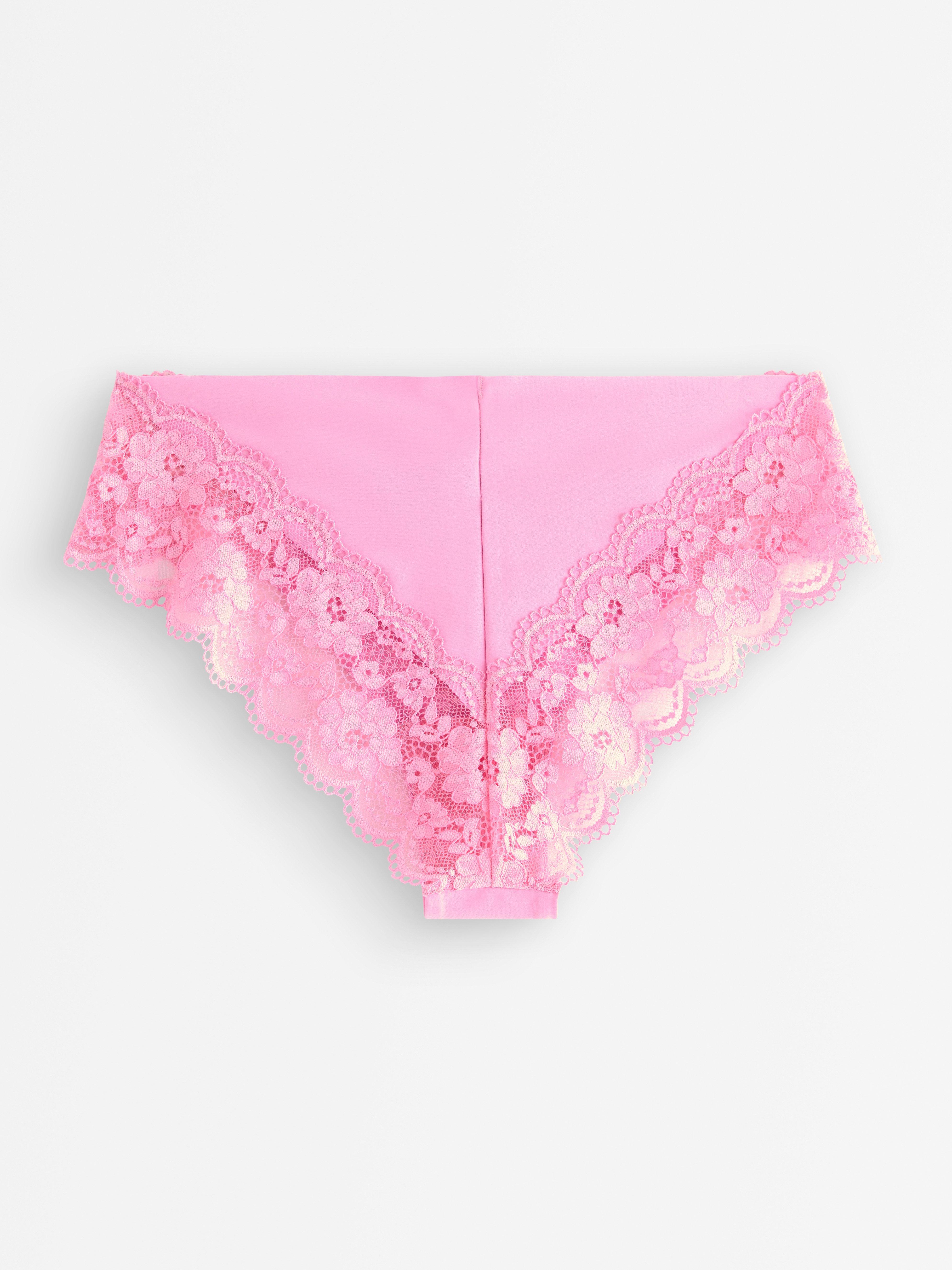 Braziliantrosor med normalhög midja Light Pink