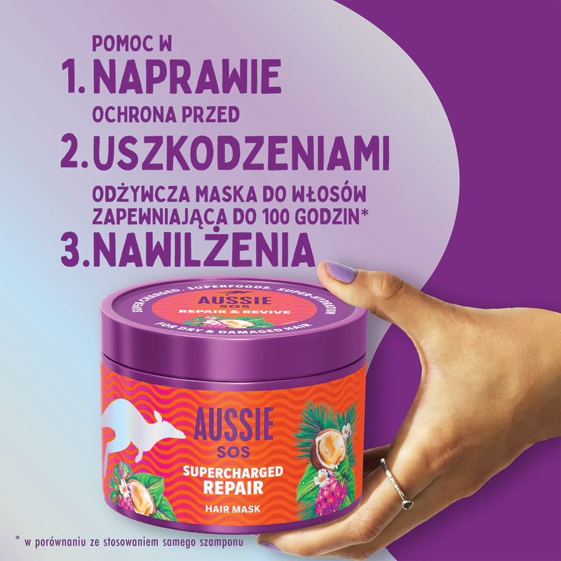 Vlasová maska Aussie SOS Supercharged Repair