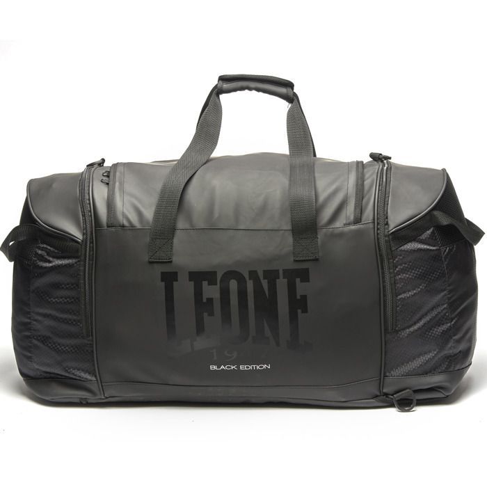 Borsa sportiva - LEONE 1947 - Black Edition - 70 litri - Impermeabile - Trasformabile in zaino